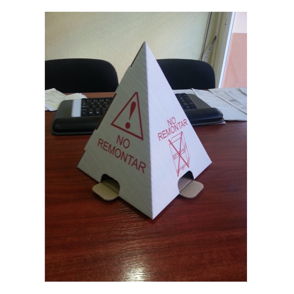 Conos de cartón tope palets