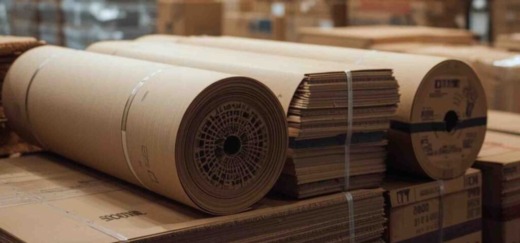 Papel coarrugado para embalaje