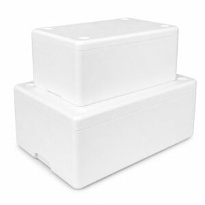 Caja poliestireno con tapa