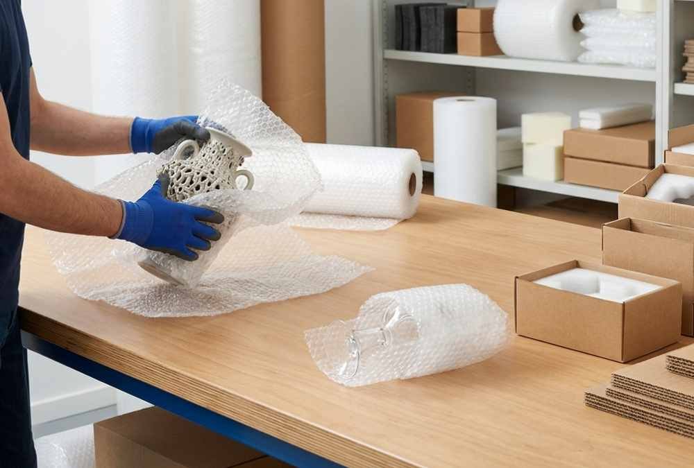 Cómo embalar objetos frágiles
